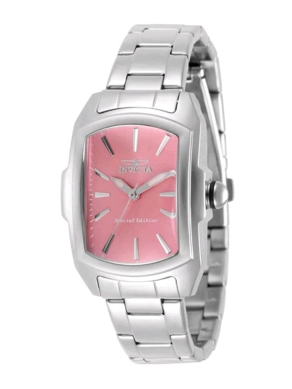 NEW Invicta Lupah Women's Watch  29mm Steel 24113 Pink Dial Stainless Steel Case